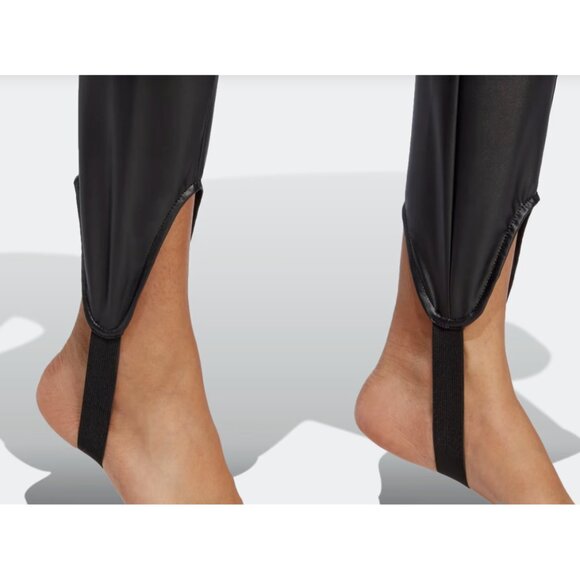 Adidas Blue Version IB4543 Faux Leather Stirrups Legging Black ( S ) - Picture 6 of 15